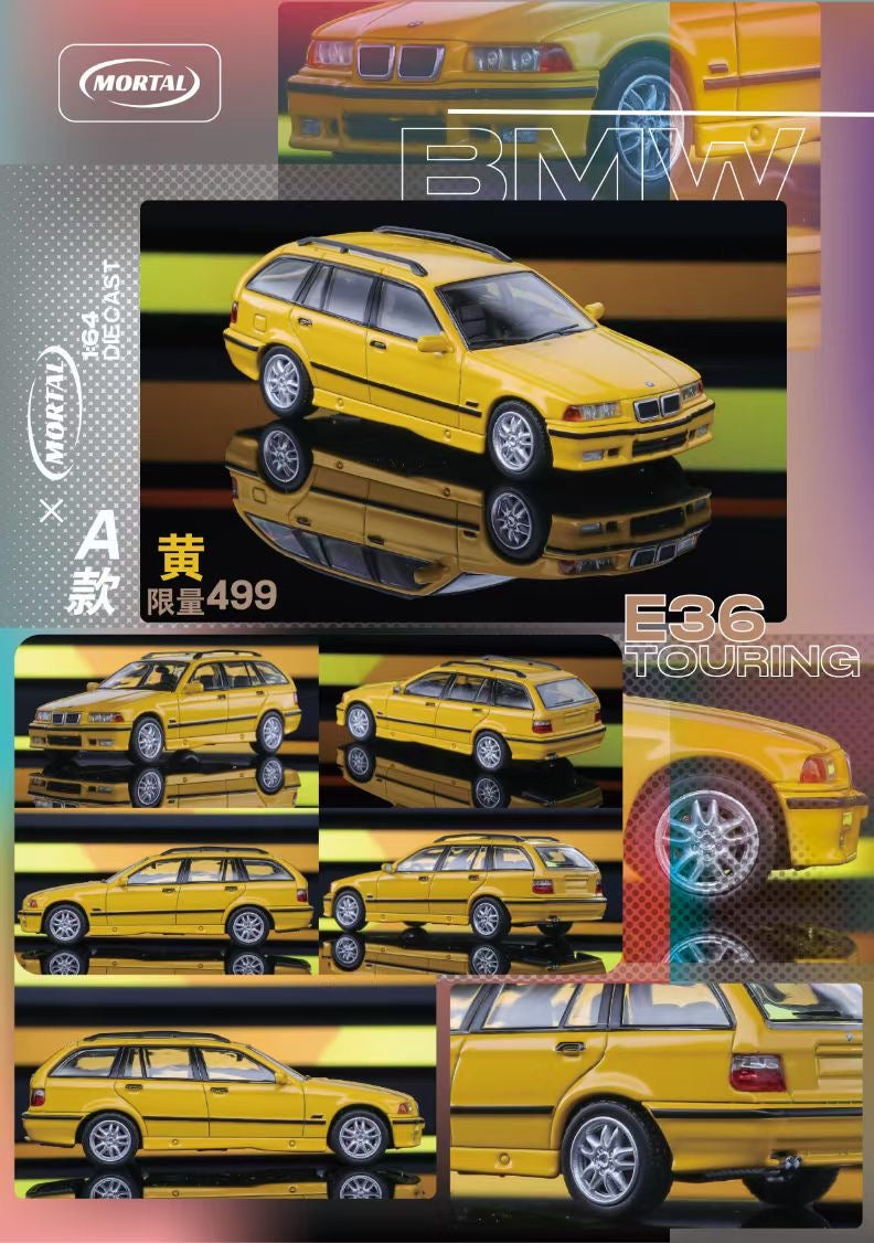 Mortal BMW 3 Series E36 Touring Wagon Yellow Normal Version