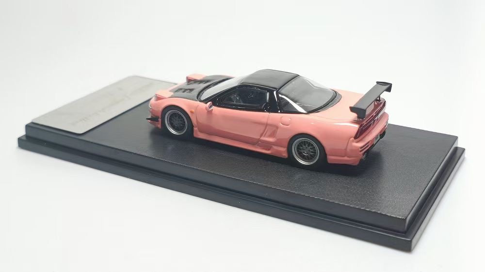 Model Collect 1:64 Honda NSX NA1 Pink with Carbon Hood