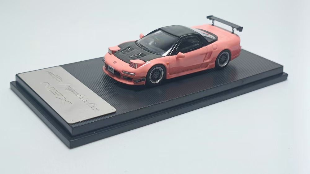 Model Collect 1:64 Honda NSX NA1 Pink with Carbon Hood