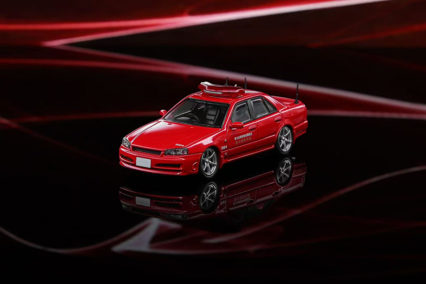 Mortal 1:64 Nissan Skyline GT-R ER34 25GTT GT-T Turbo Japanese Fire Department Red Limited 699 Pieces