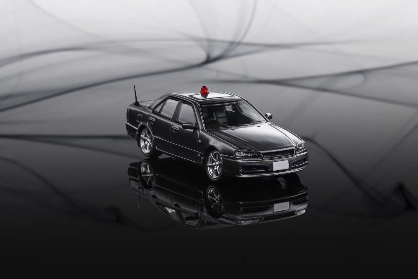Mortal 1:64 Nissan Skyline GT-R ER34 25GTT GT-T Turbo Japanese Police Grey Limited 699 Pieces