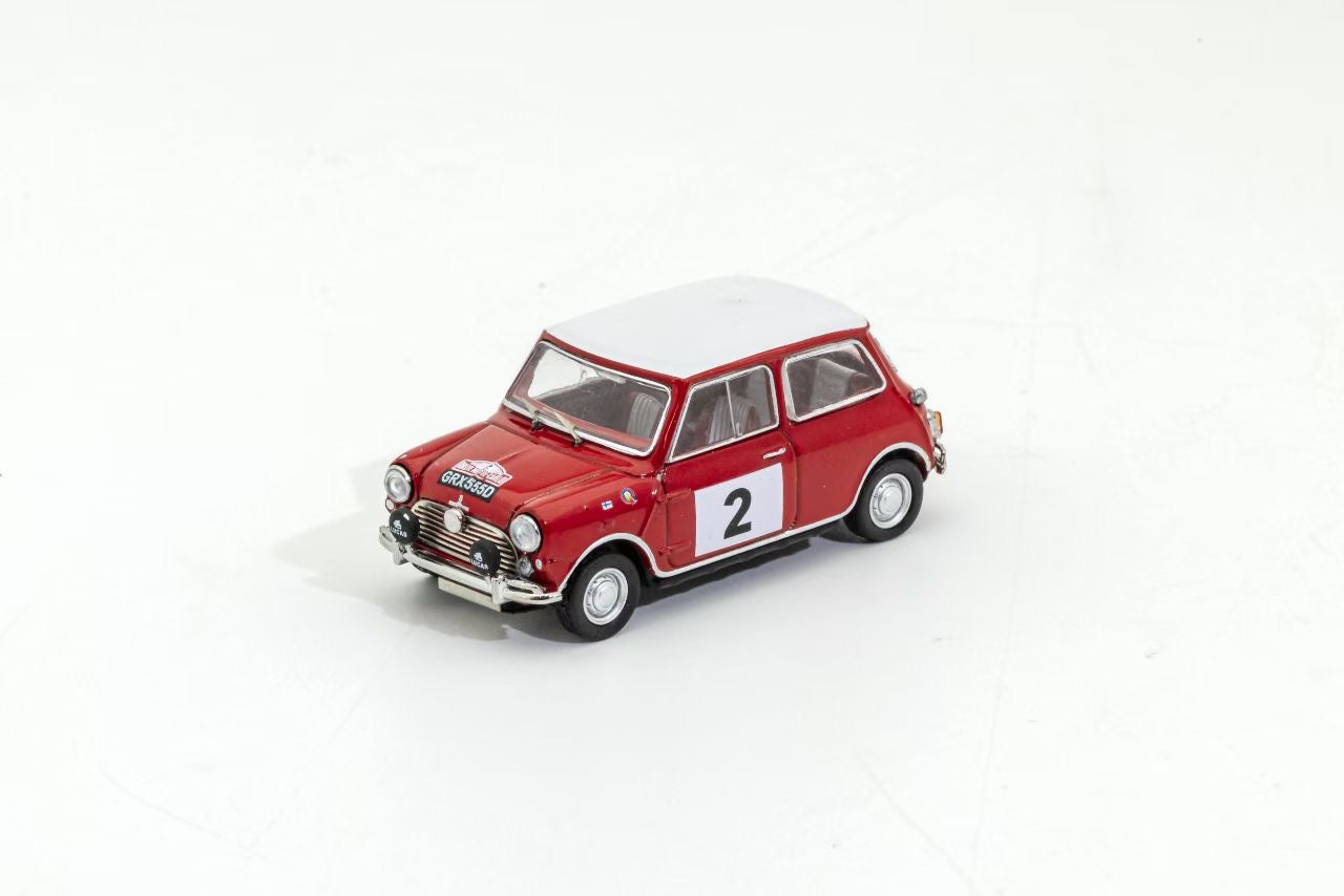 GCD 1:64 Mini Morris MK1 Mini Cooper S Rallye Automobile Monte-Carlo #2 1966 (Morris Mini Official Licensed)
