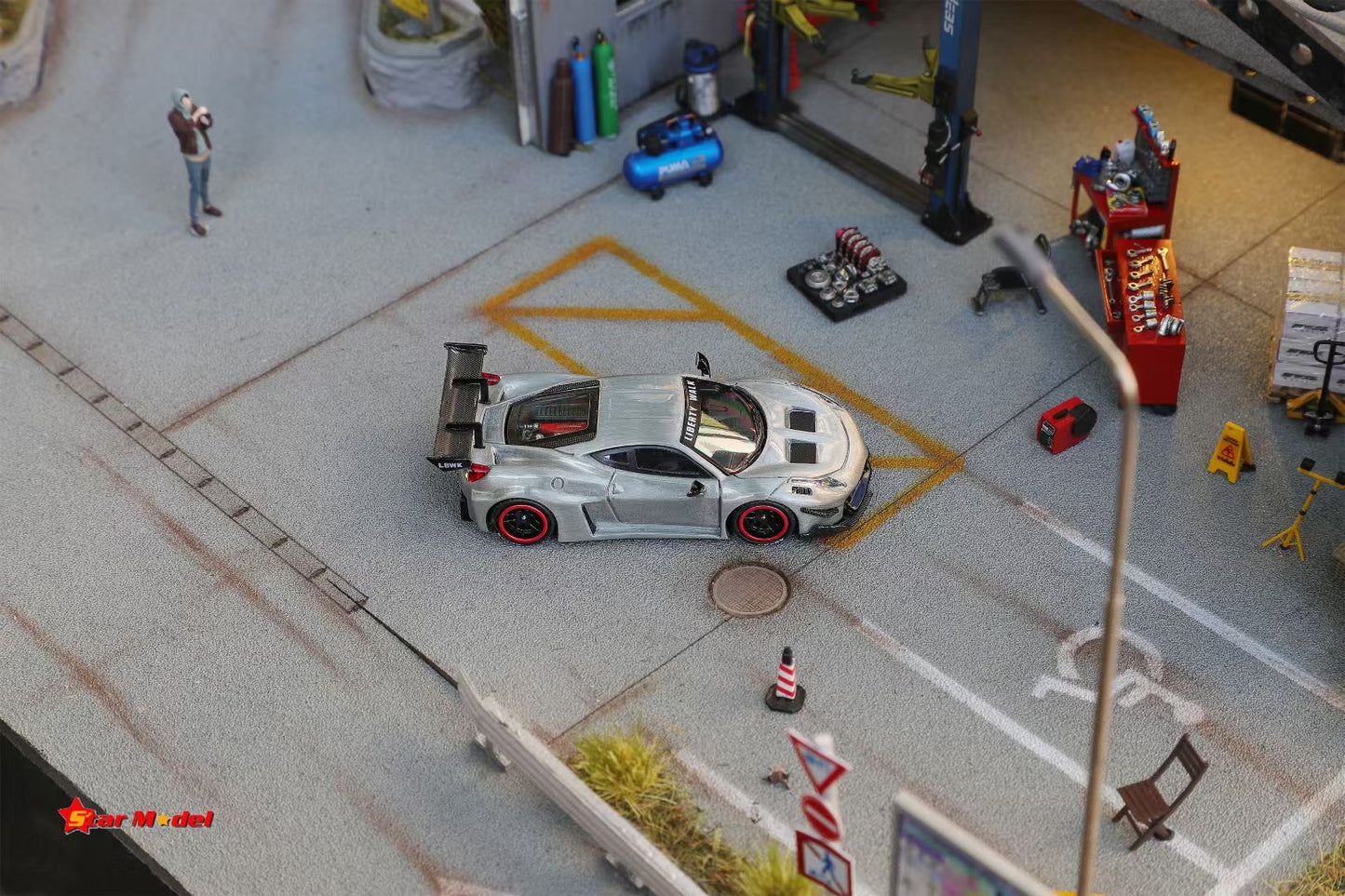 Star Model 1:64 Ferrari LBWK LB-Silhouette WORKS 458 GT Raw Special China AIT Expo 2025 Special Edition Limited 399 Pieces