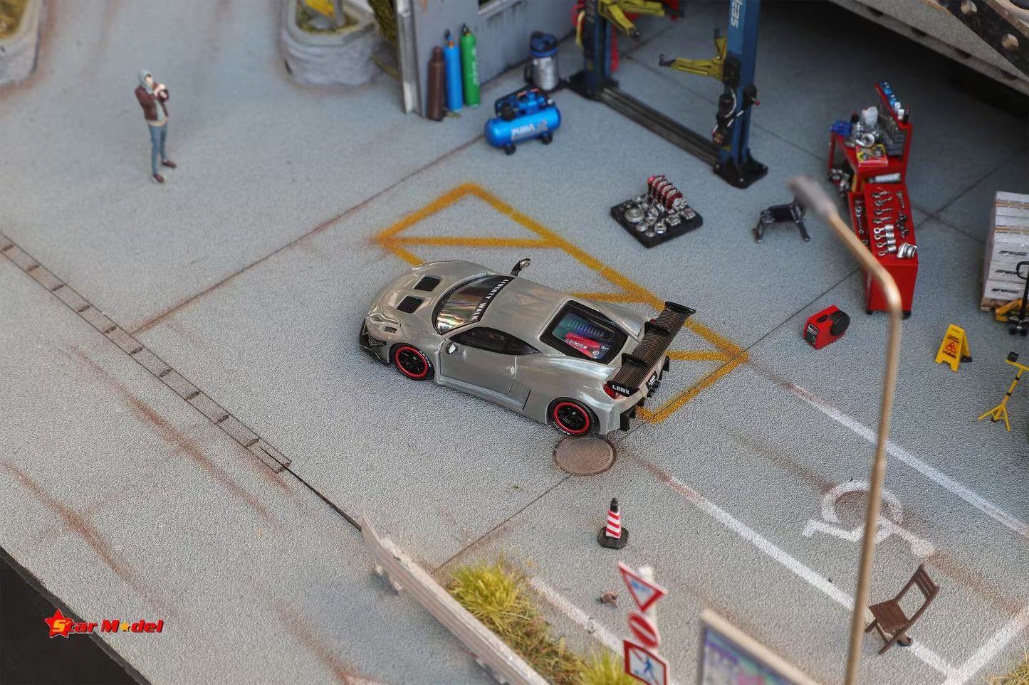 Star Model 1:64 Ferrari LBWK LB-Silhouette WORKS 458 GT Raw Special China AIT Expo 2025 Special Edition Limited 399 Pieces
