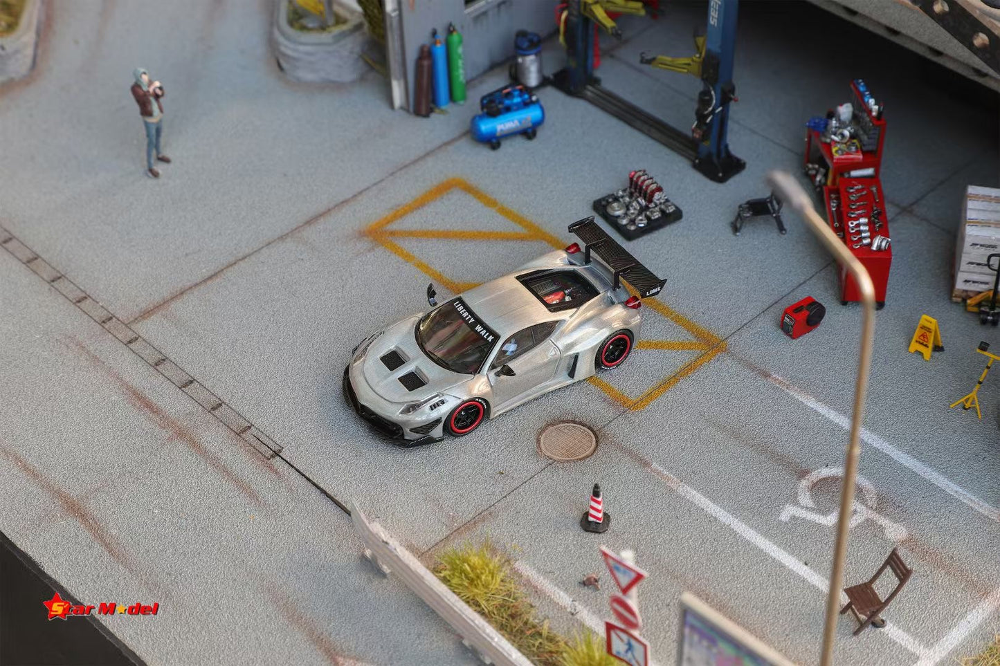 Star Model 1:64 Ferrari LBWK LB-Silhouette WORKS 458 GT Raw Special China AIT Expo 2025 Special Edition Limited 399 Pieces