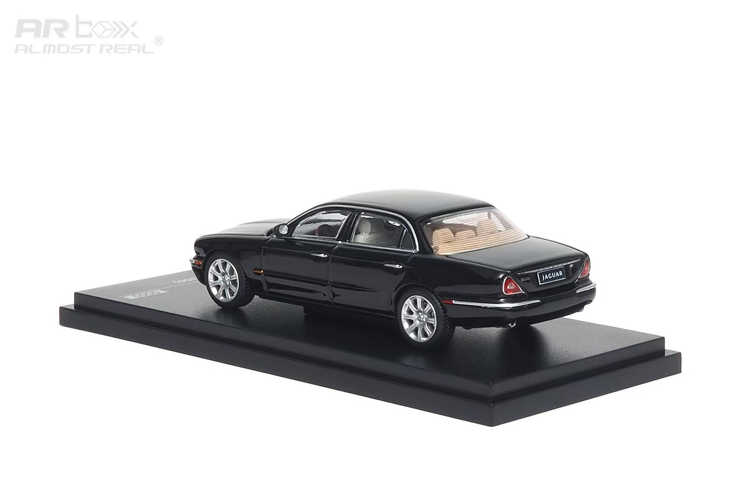 AR Box 1:64 Jaguar XJ350 Ebony Black Jaguar Official Licensed