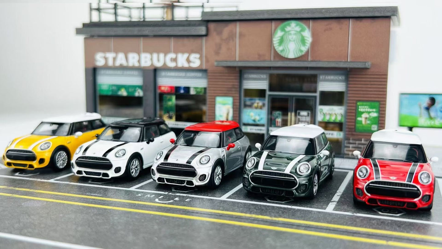 Stance Hunters 1/64 Mini Cooper F56 JCW John Cooper Works Green