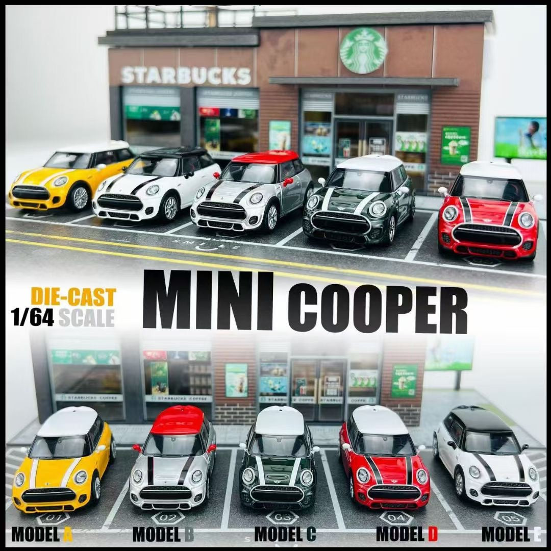 Stance Hunters 1/64 Mini Cooper F56 JCW John Cooper Works Green