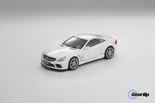 Gear Up Model 1:64 Mercedes-Benz SL65 AMG Black Series R230 2008 White