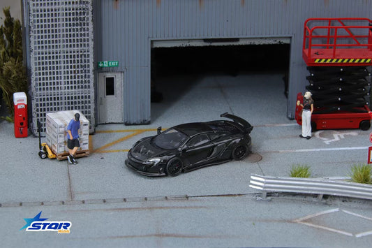 Star Model 1:64 McLaren MCL 650S Wide Body Gloss Black Limited 499 Pieces