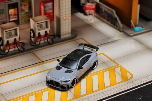 Street Weapon 1:64 BMW M4 G82 Adro Body Kit Custom Grey (Limited 500 Pieces)