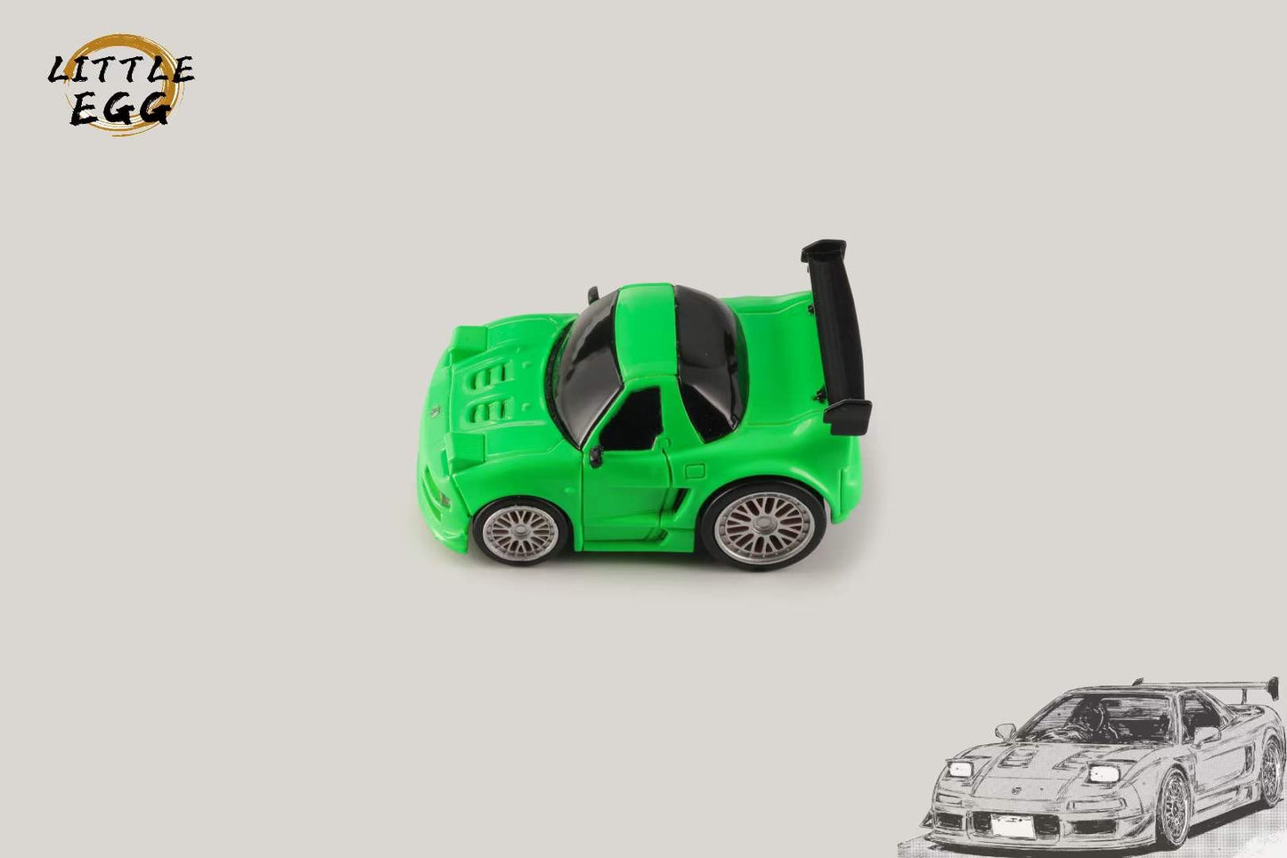 KR X Little Egg 1:64 Honda NSX Egg Car Green