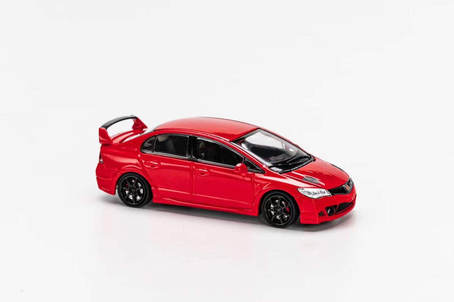 Champion Diecast 1:64 Honda CIVIC FD2 Mugen RR All Red (Openable Engine Hood)