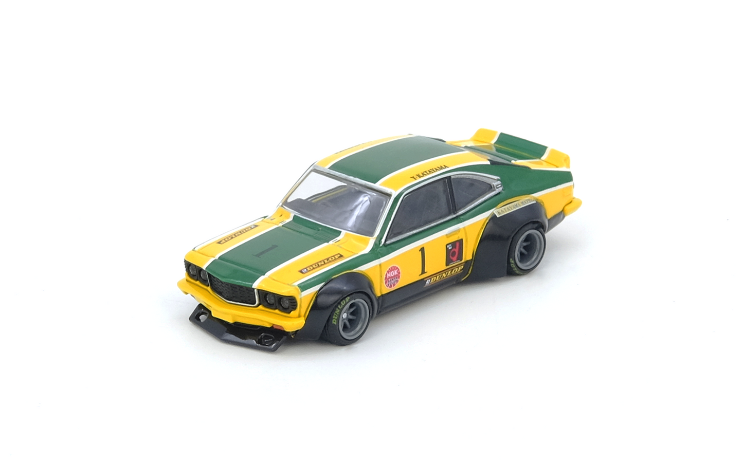 INNO64 1:64 MAZDA SAVANNA RX3 KATAYAMA RACING Livery (IN64-RX3-KTYM)