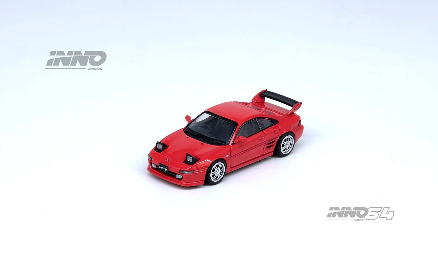 INNO64 1:64 TOYOTA MR2 (SW20) Red (IN64-MR2SW20-RED)