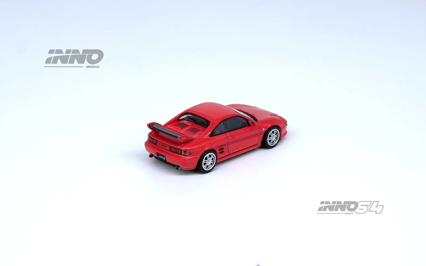 INNO64 1:64 TOYOTA MR2 (SW20) Red (IN64-MR2SW20-RED)