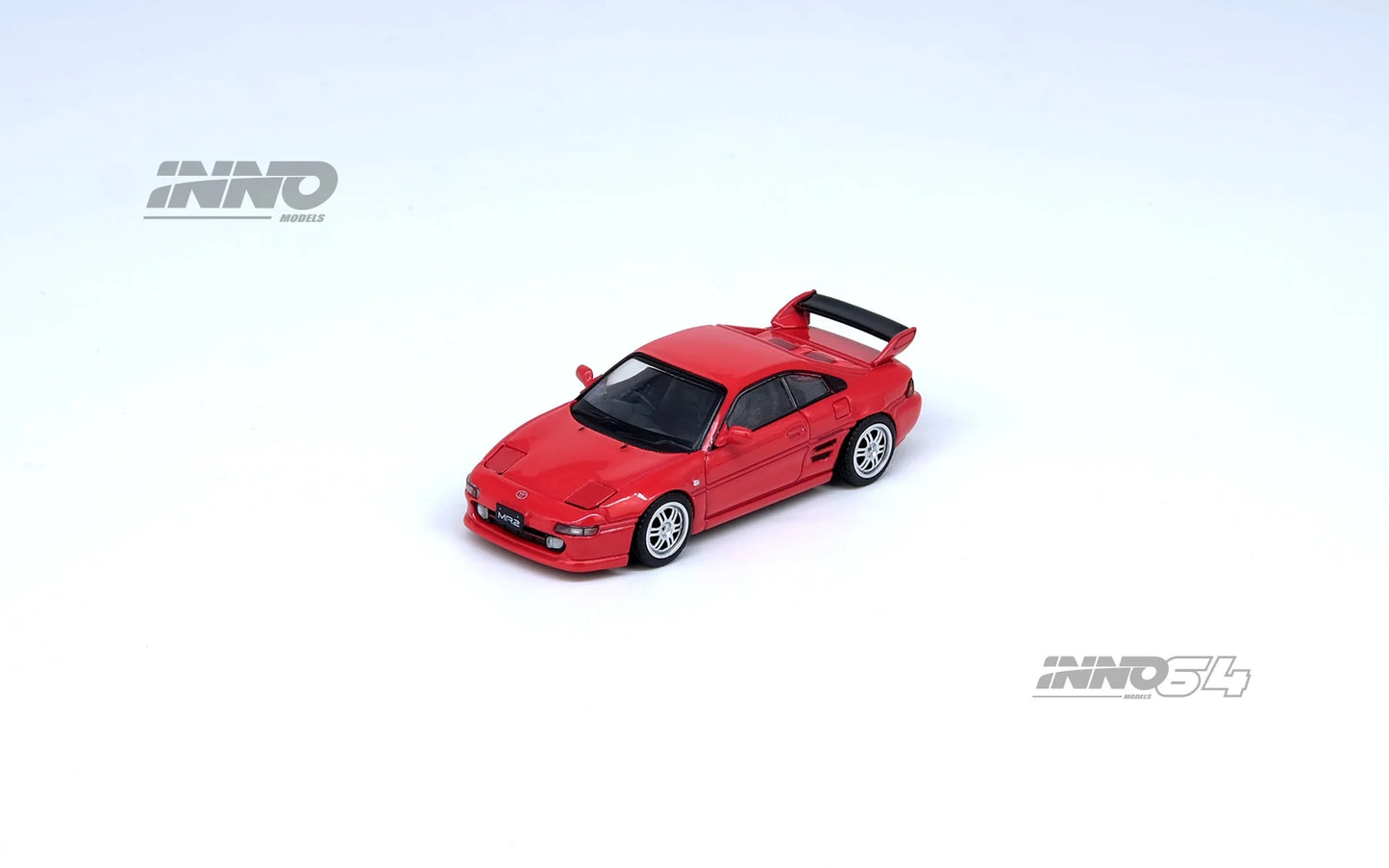 INNO64 1:64 TOYOTA MR2 (SW20) Red (IN64-MR2SW20-RED)