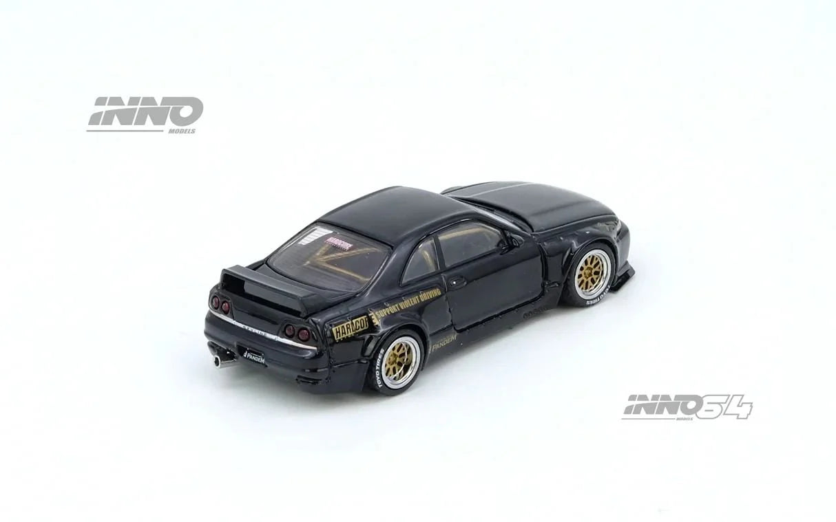 INNO64 1:64 Nissan PANDEM GT-R (BCNR33) Black (IN64-R33P-BLA)