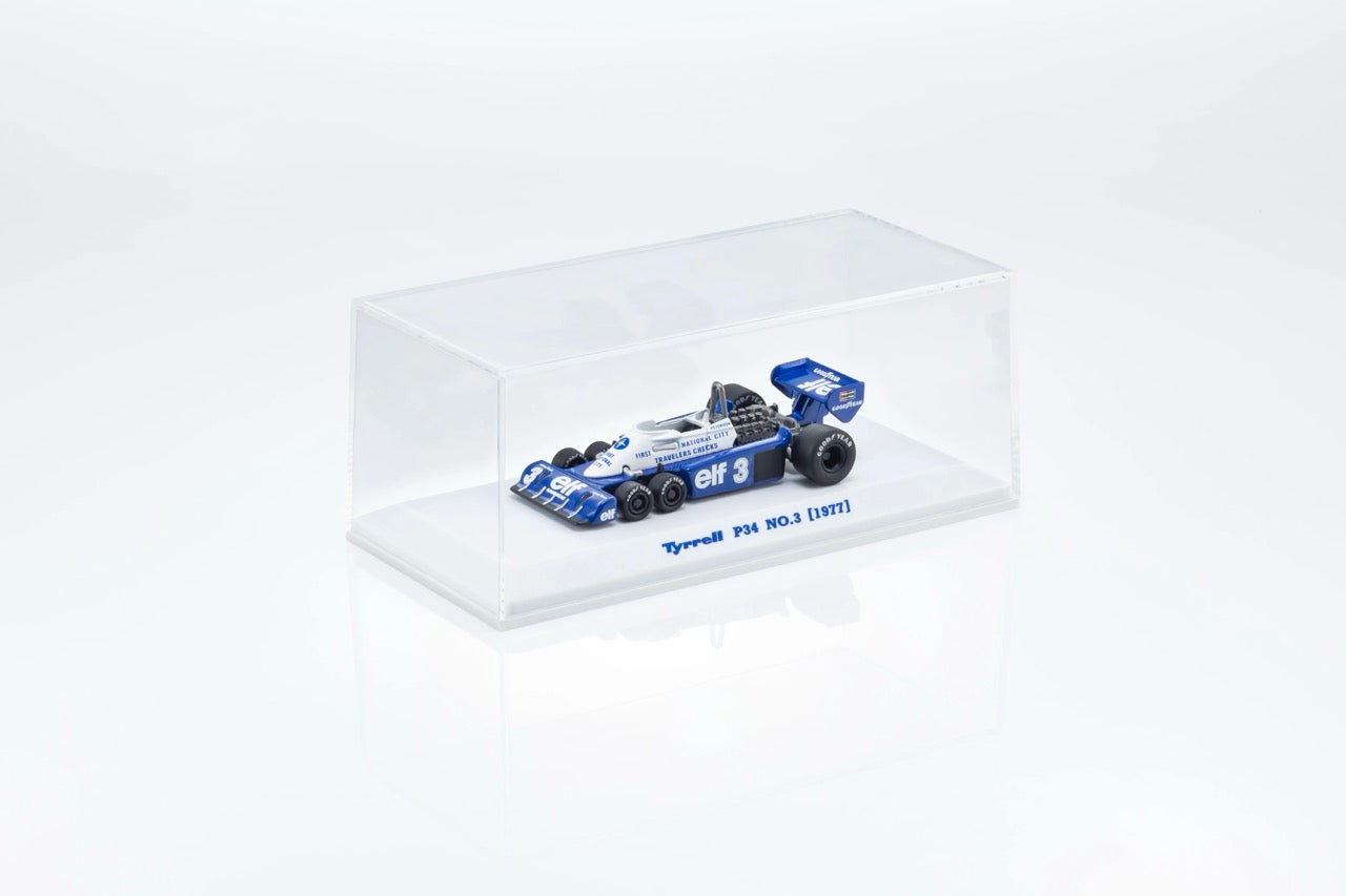 Kyosho 1:64 TYRRELL P34 (1977) No.3 Official Licensed by Tyrrell & Goodyear
