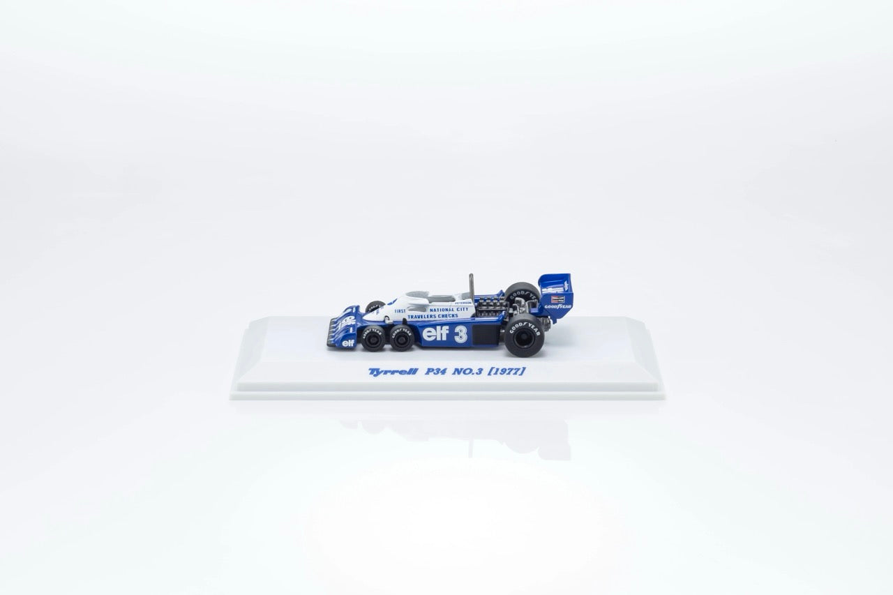 Kyosho 1:64 TYRRELL P34 (1977) No.3 Official Licensed by Tyrrell & Goodyear