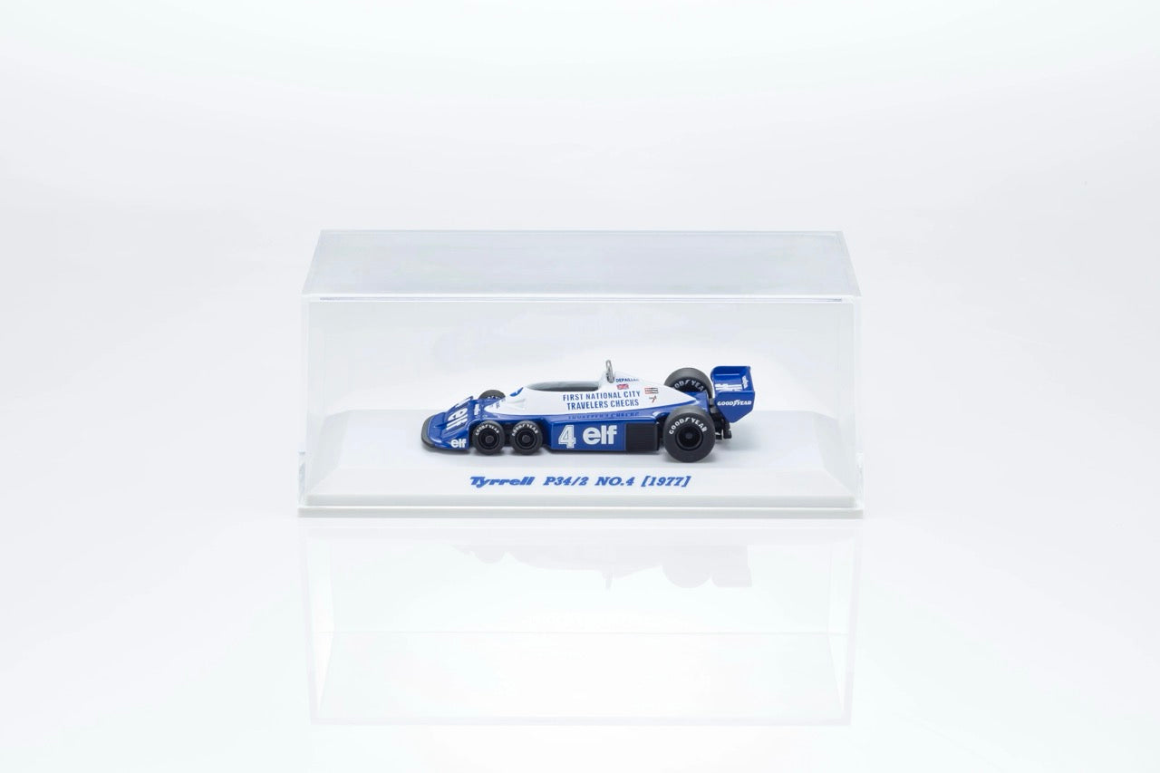 Kyosho 1:64 TYRRELL P34/2 (1977) No.4 Official Licensed by Tyrrell & Goodyear