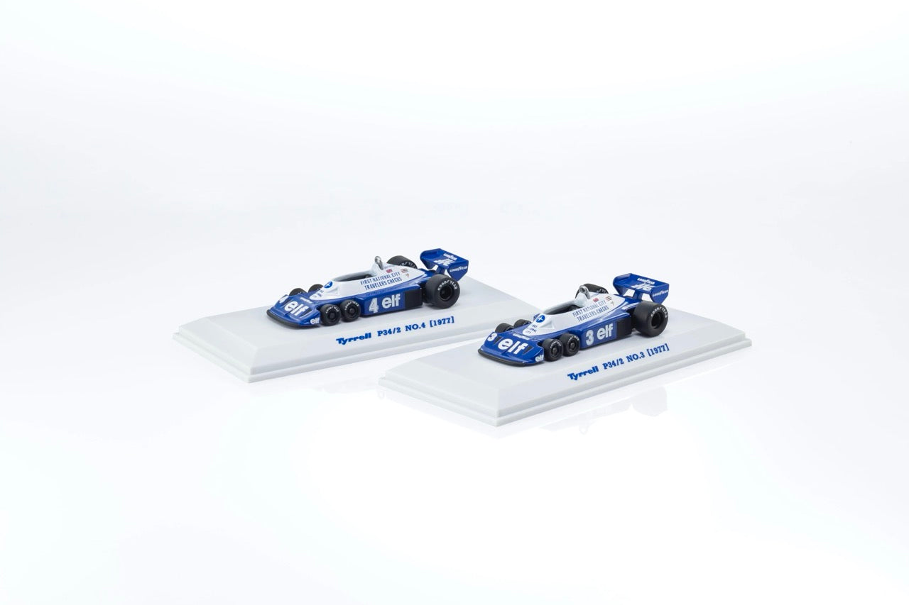 Kyosho 1:64 TYRRELL P34/2 (1977) No.3 Official Licensed by Tyrrell & Goodyear