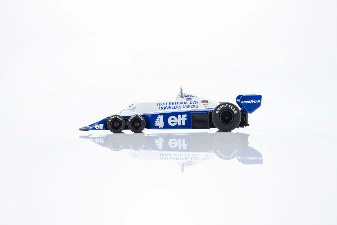 Kyosho 1:64 TYRRELL P34/2 (1977) No.4 Official Licensed by Tyrrell & Goodyear