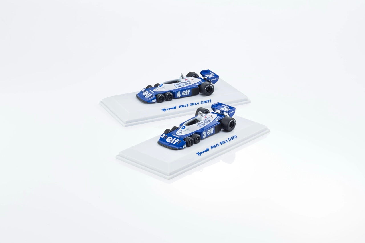 Kyosho 1:64 TYRRELL P34/2 (1977) No.3 Official Licensed by Tyrrell & Goodyear