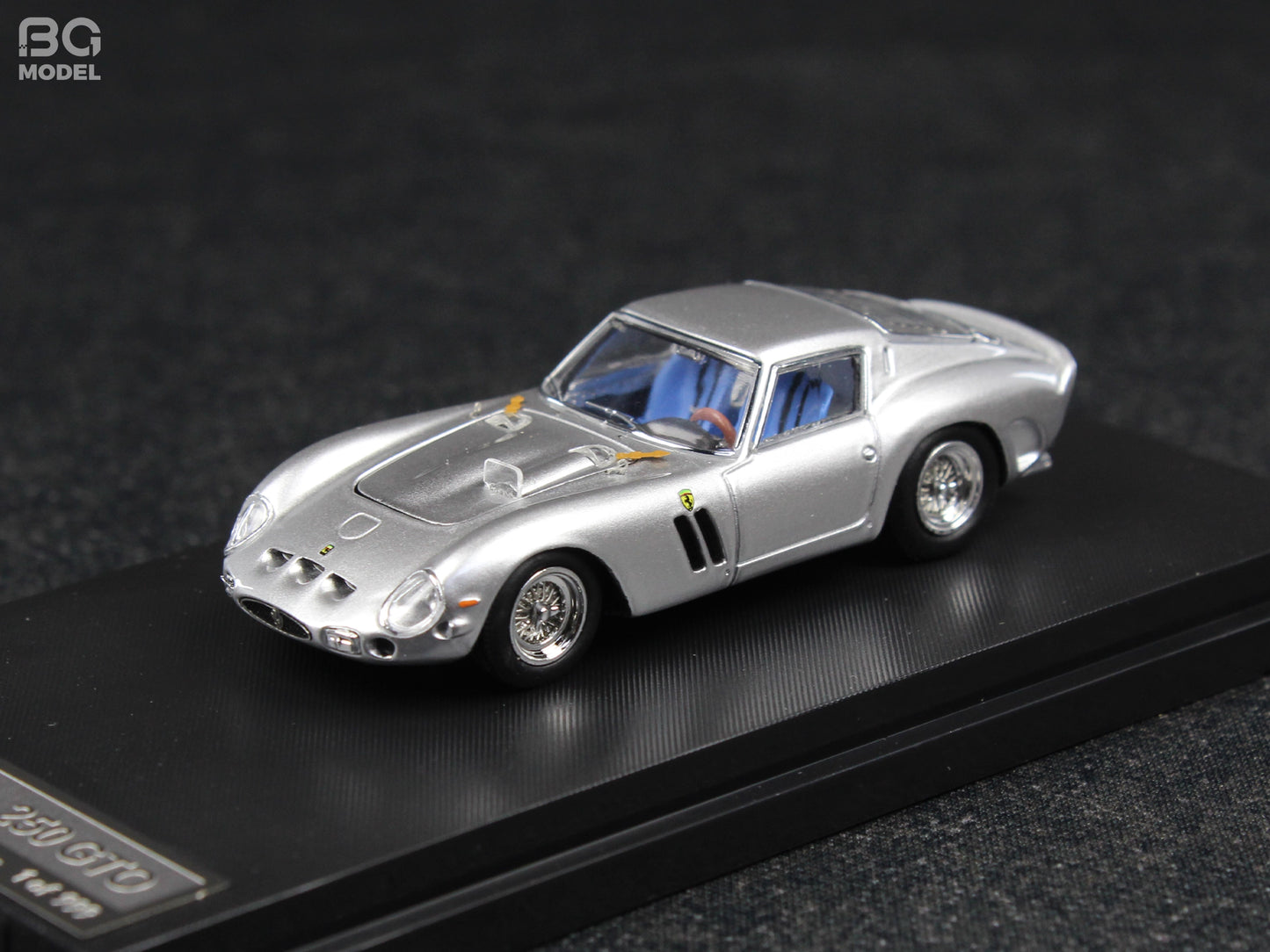 Classic Lover 1:64 Ferrari 250 GTO Silver Openable Front Hood Detailed Engine Limited 999 Pieces