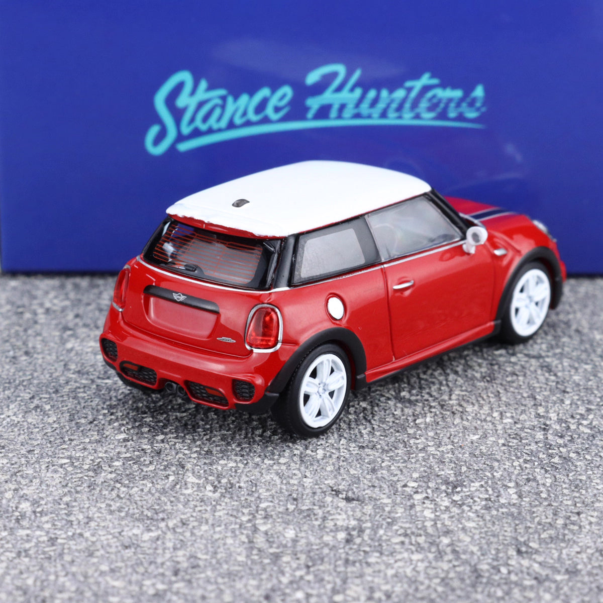 Stance Hunters 1/64 Mini Cooper F56 JCW John Cooper Works Red