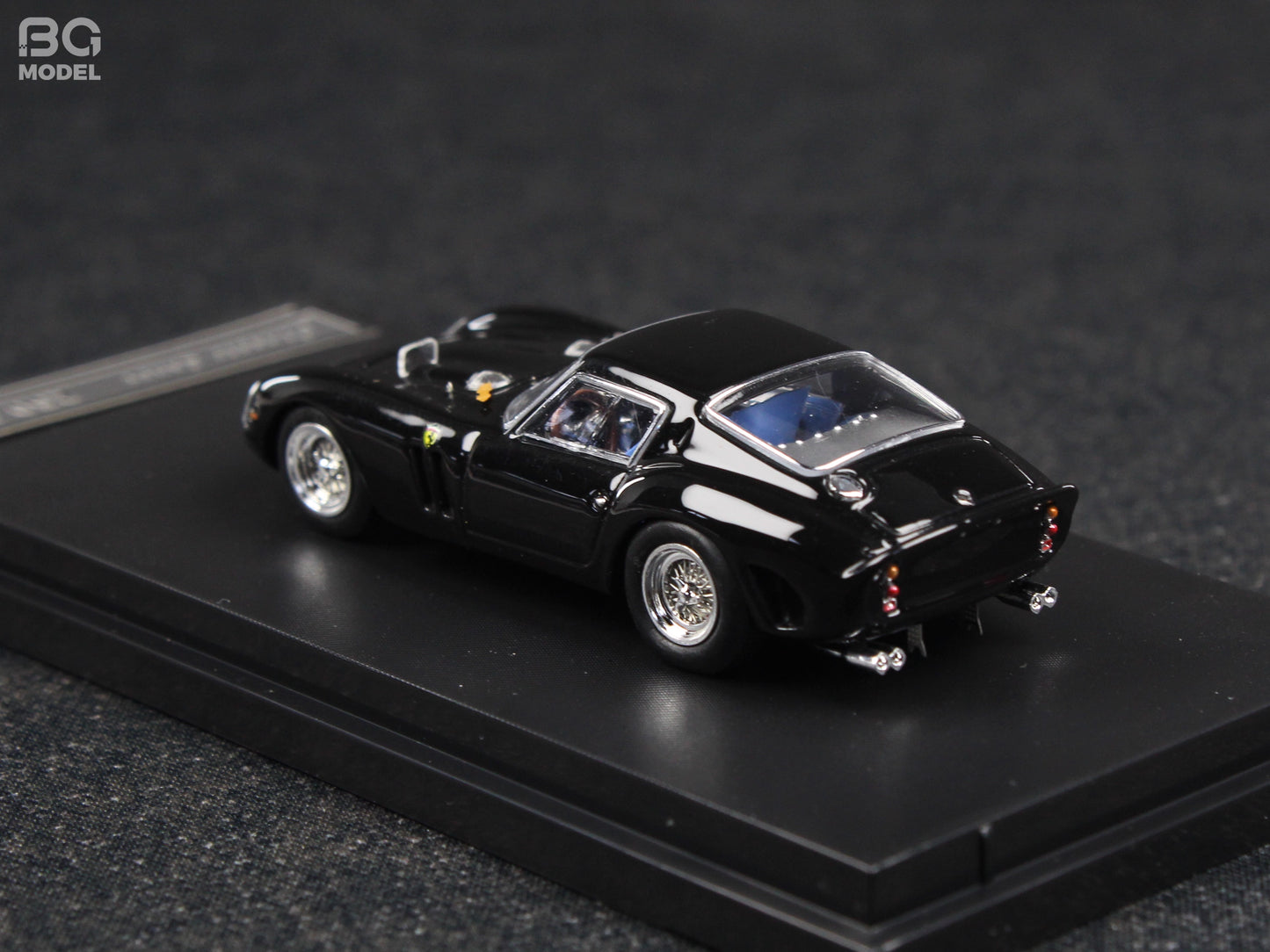 Classic Lover 1:64 Ferrari 250 GTO Pearl Black Openable Front Hood Detailed Engine Limited 999 Pieces