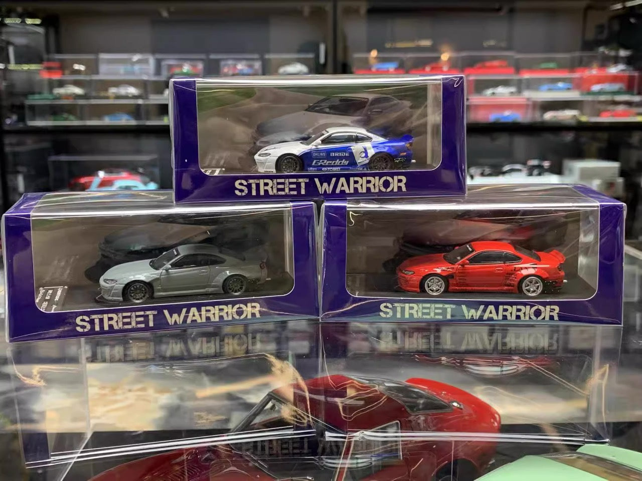 Street Weapon 1:64 Nissan Sliver S15 Rocket Bunny Red