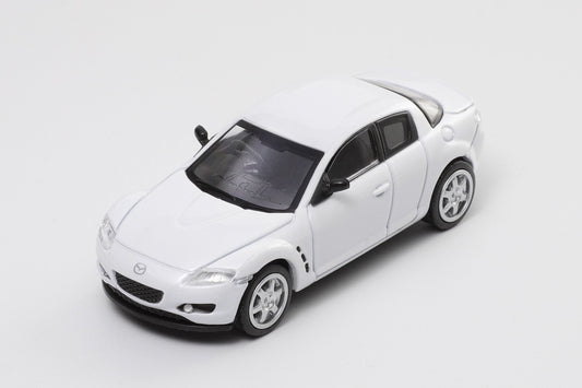 DCT 1:64 Mazda RX-8 RX8 Pearl White RHD Mazda Official Licensed
