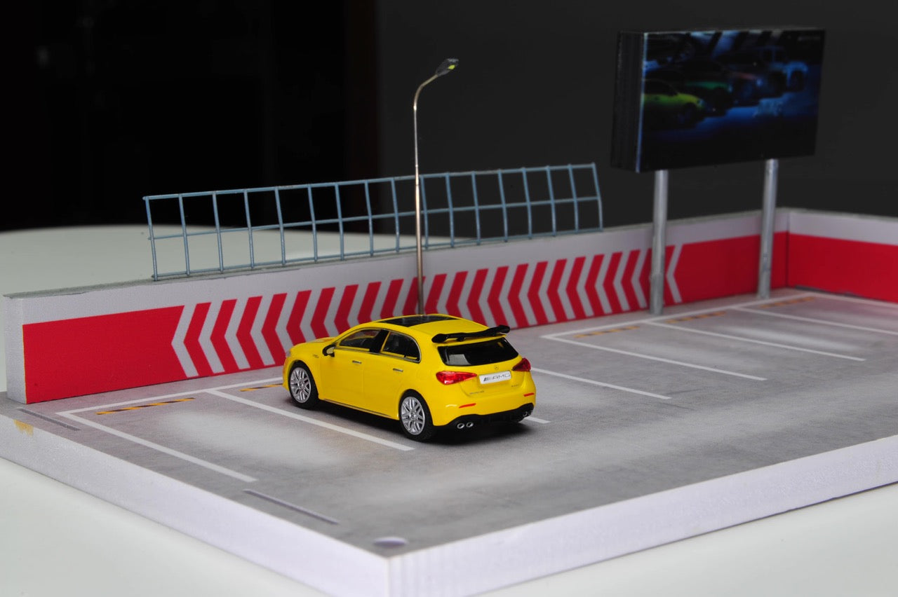 Kilo Works 1/64 Mercedes Benz AMG A-Class A45-S A45S W177 4 Doors Hot Hatch Hatchback Yellow