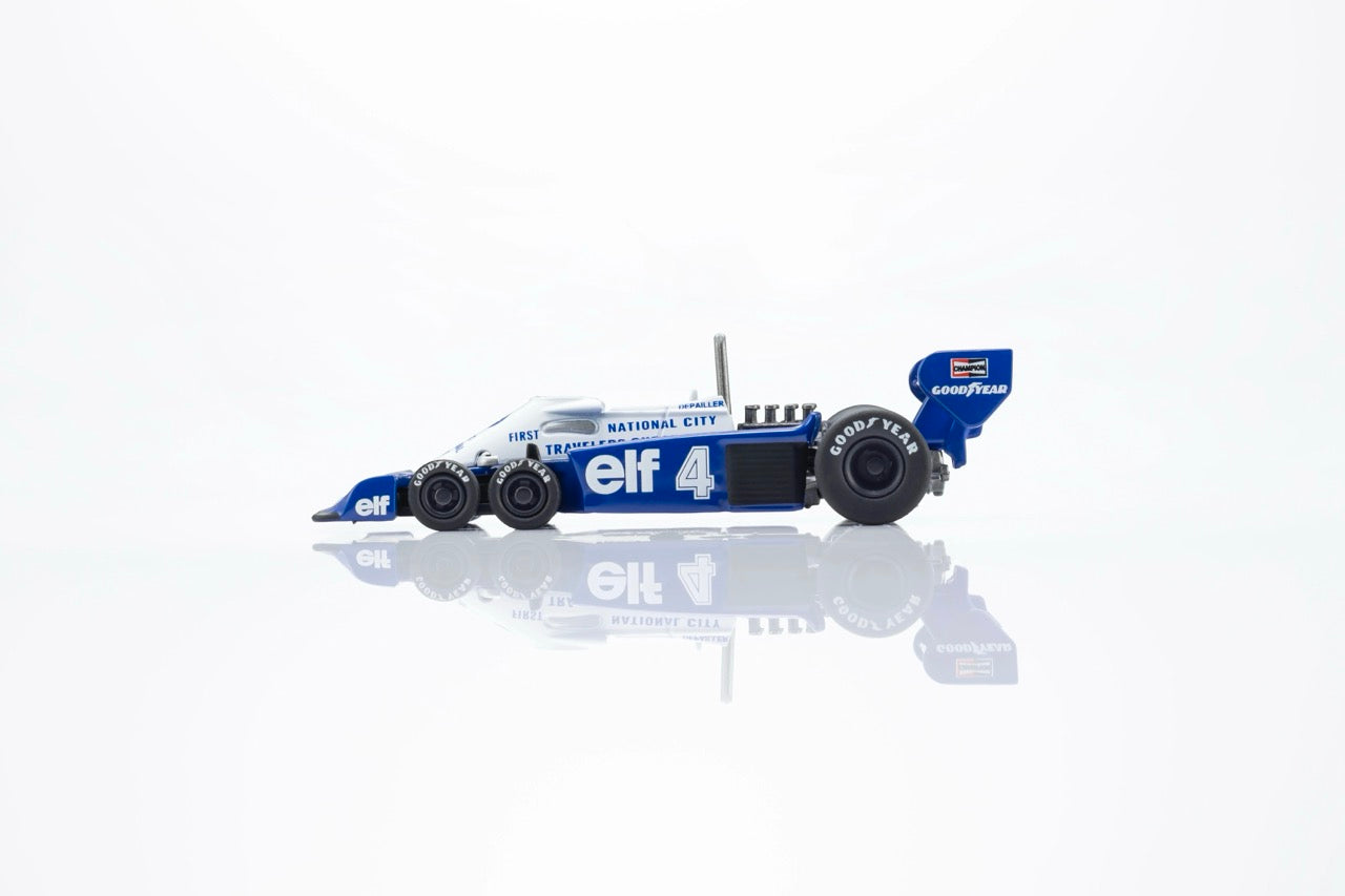 Kyosho 1:64 TYRRELL P34 (1977) No.4 Official Licensed by Tyrrell & Goodyear