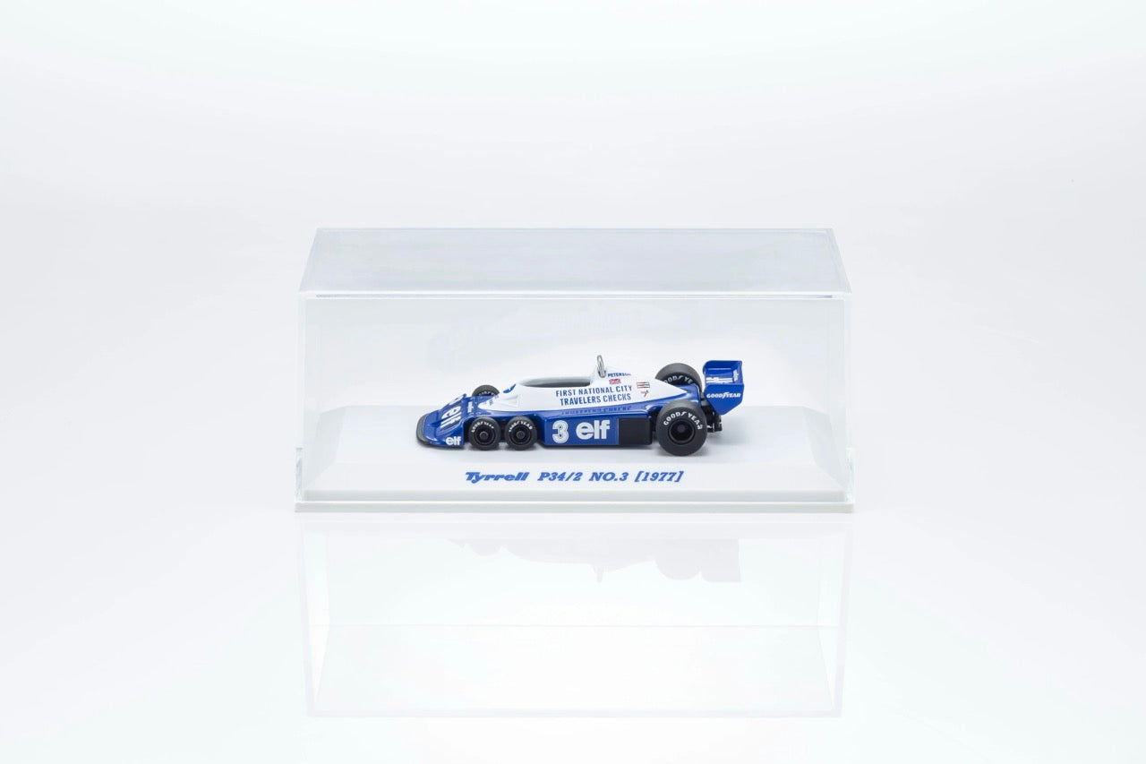 Kyosho 1:64 TYRRELL P34/2 (1977) No.3 Official Licensed by Tyrrell & Goodyear