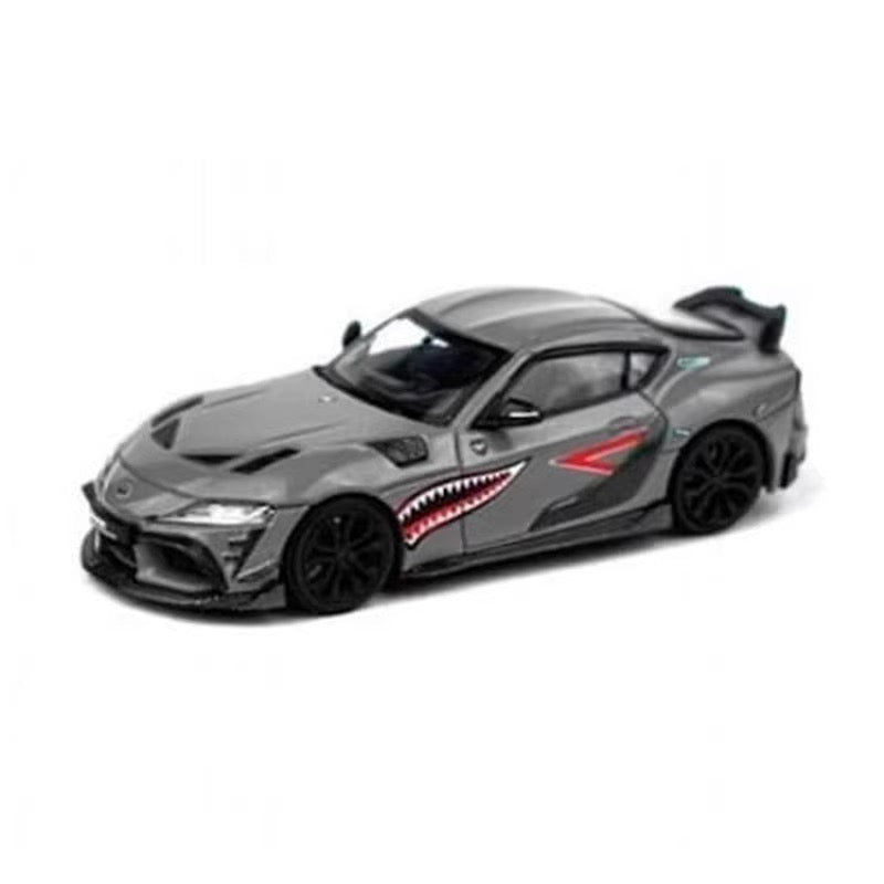 Pop Race X Enigma 1:64 Toyota GR Supra A90 Mk5 Darwin Pro Custom 66G NWB Green Shark in Blister Packaging (PRE002)