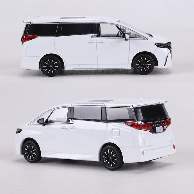 DCT 1:64 Toyota Alphard MK4 AH40 RHD White Toyota Official Licensed