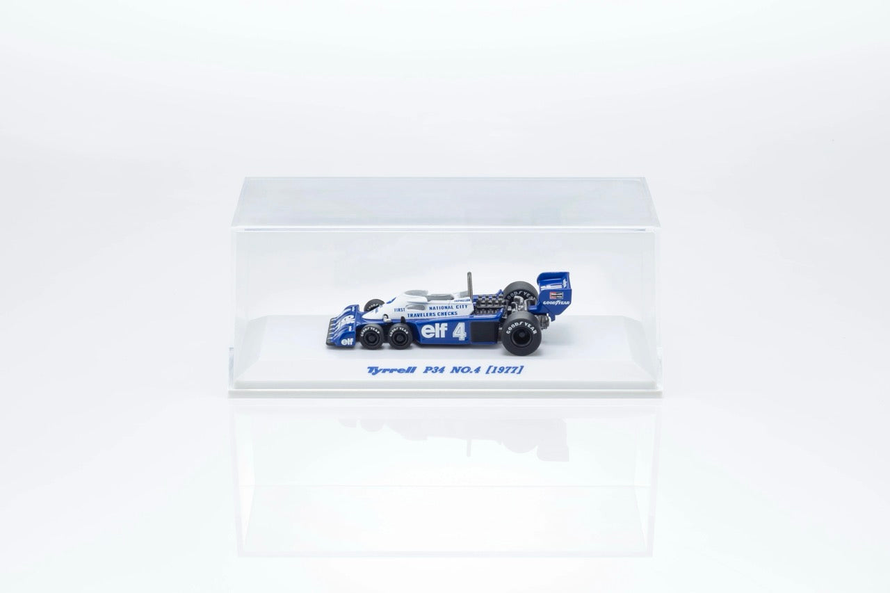 Kyosho 1:64 TYRRELL P34 (1977) No.4 Official Licensed by Tyrrell & Goodyear