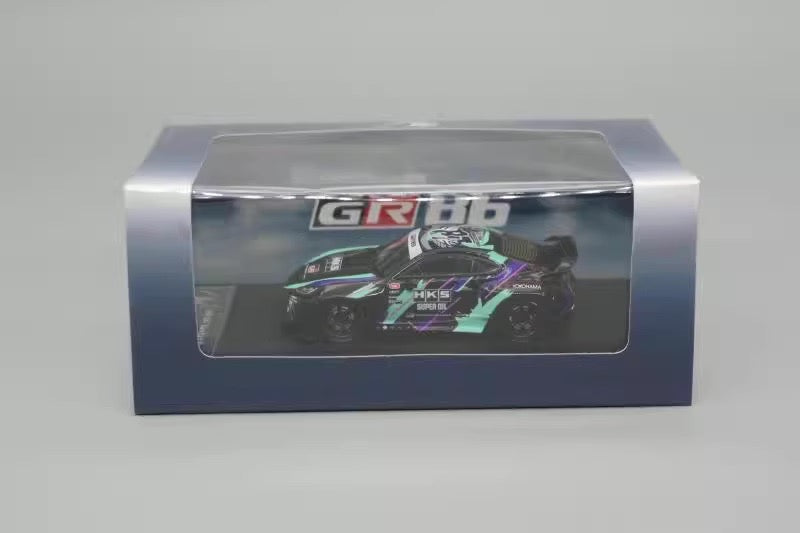 Fuji 1:64 Toyota Pandem GR86 Rocket Bunny Red