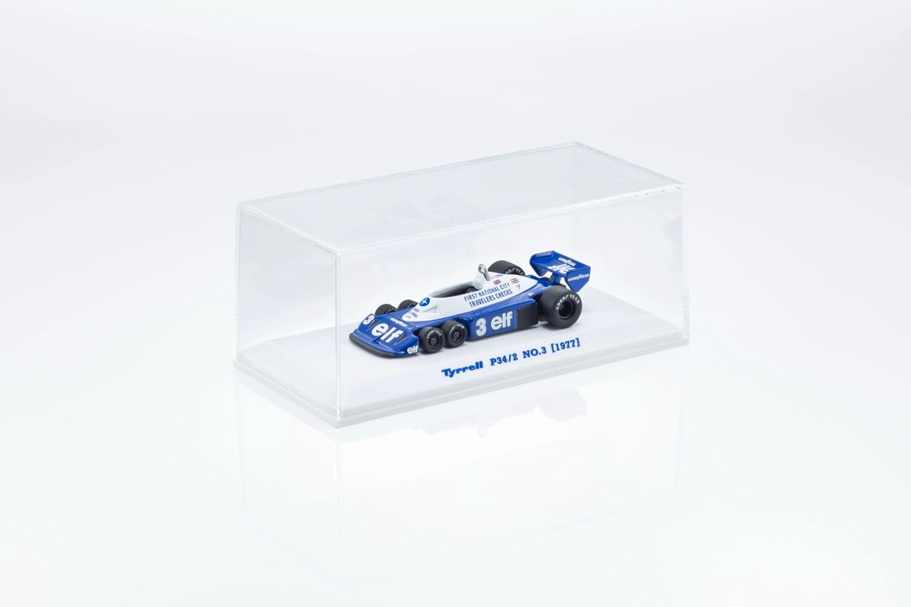 Kyosho 1:64 TYRRELL P34/2 (1977) No.3 Official Licensed by Tyrrell & Goodyear