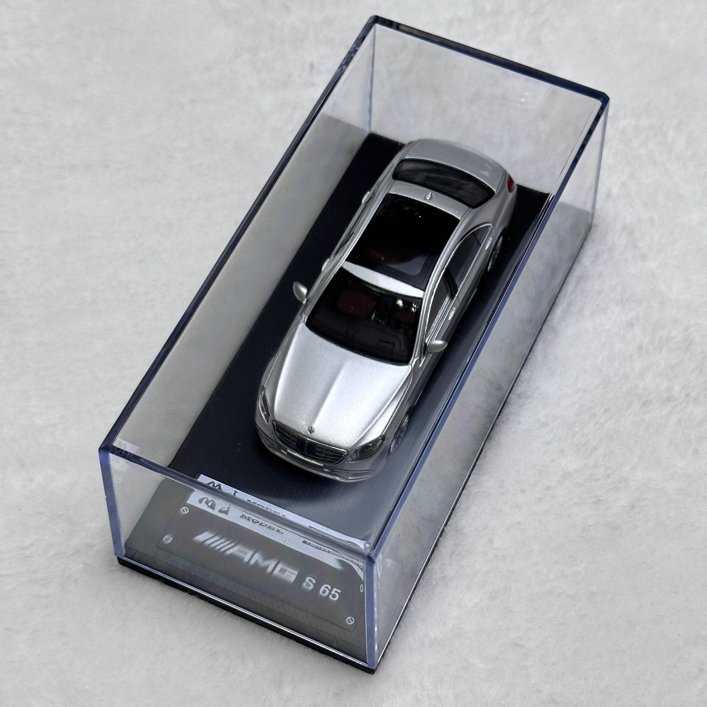 MJ Model 1:64 Mercedes Benz S-Class S65 AMG W222 Silver