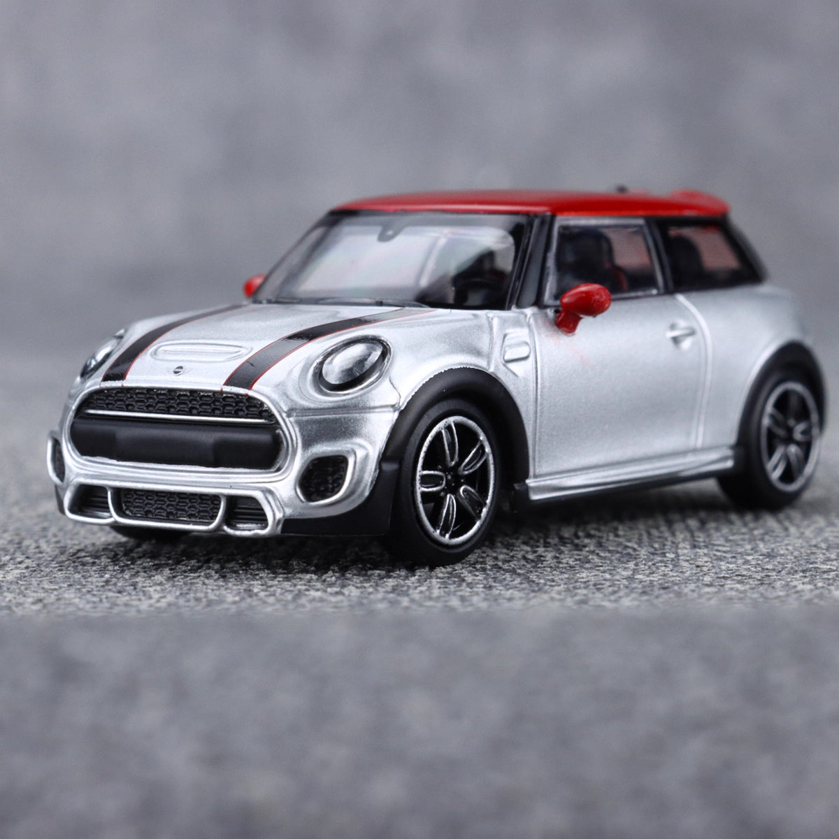 Stance Hunters 1/64 Mini Cooper F56 JCW John Cooper Works Silver