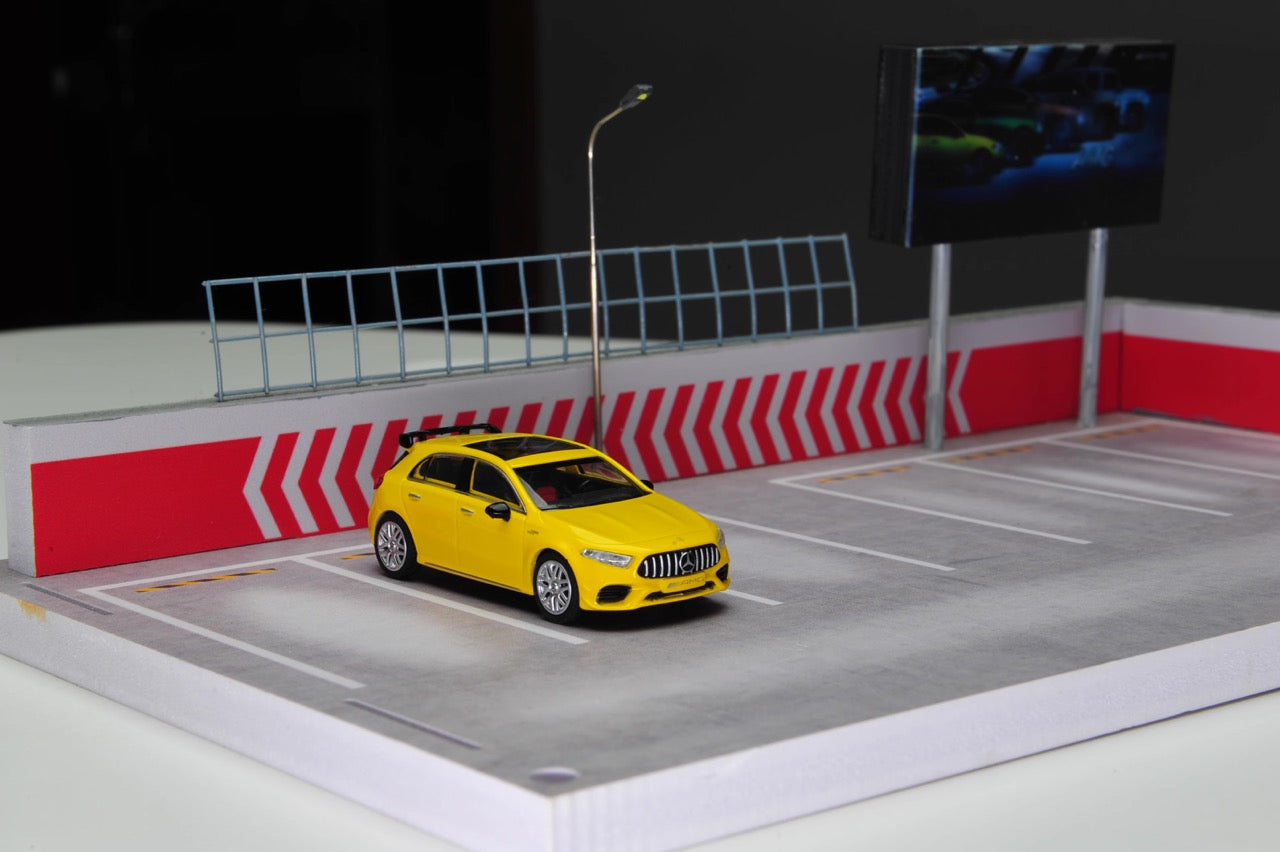 Kilo Works 1/64 Mercedes Benz AMG A-Class A45-S A45S W177 4 Doors Hot Hatch Hatchback Yellow