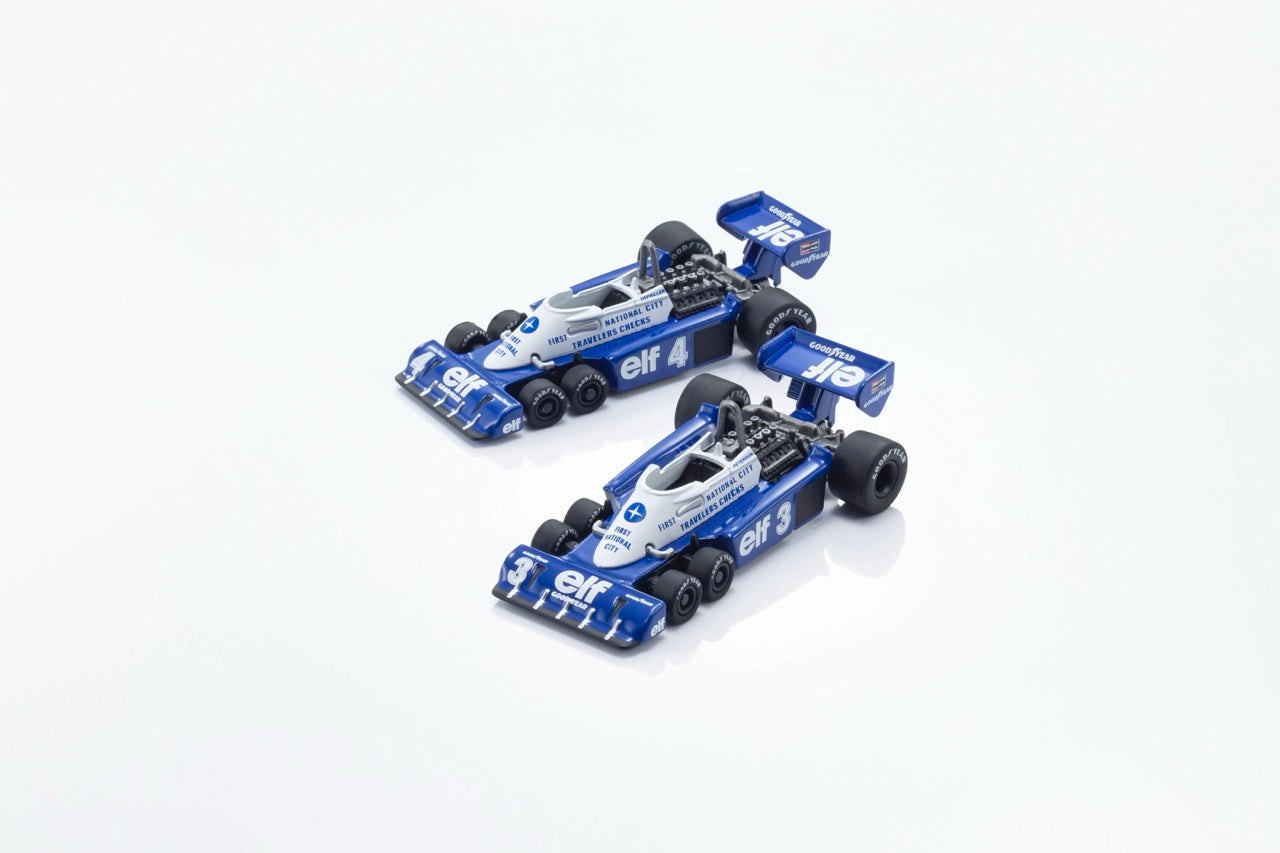 Kyosho 1:64 TYRRELL P34 (1977) No.4 Official Licensed by Tyrrell & Goodyear
