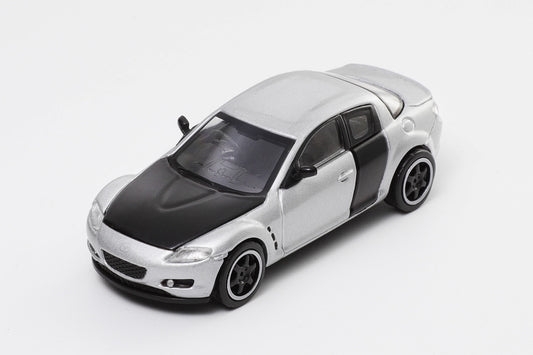 DCT 1:64 Mazda RX-8 RX8 Silver RHD Mazda Official Licensed