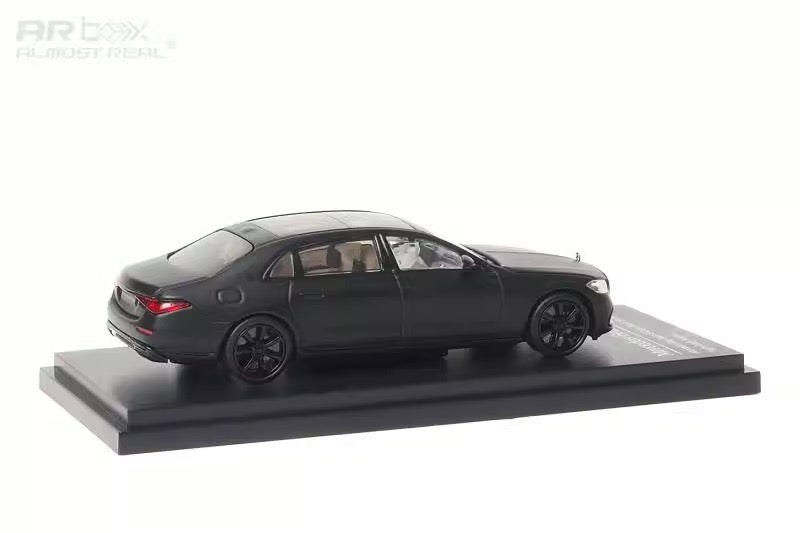 AR Box 1:64 Mercedes Benz S Class MK7 Maybach 2023 Night Series Obsidian Black Official Licensed China GT Show 2025 Special Edition