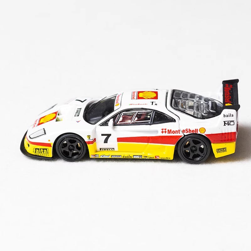 Stance Hunters 1:64 Ferrari F40 LM Removable Rear Engine Hood with Detailed Engine Shell #7