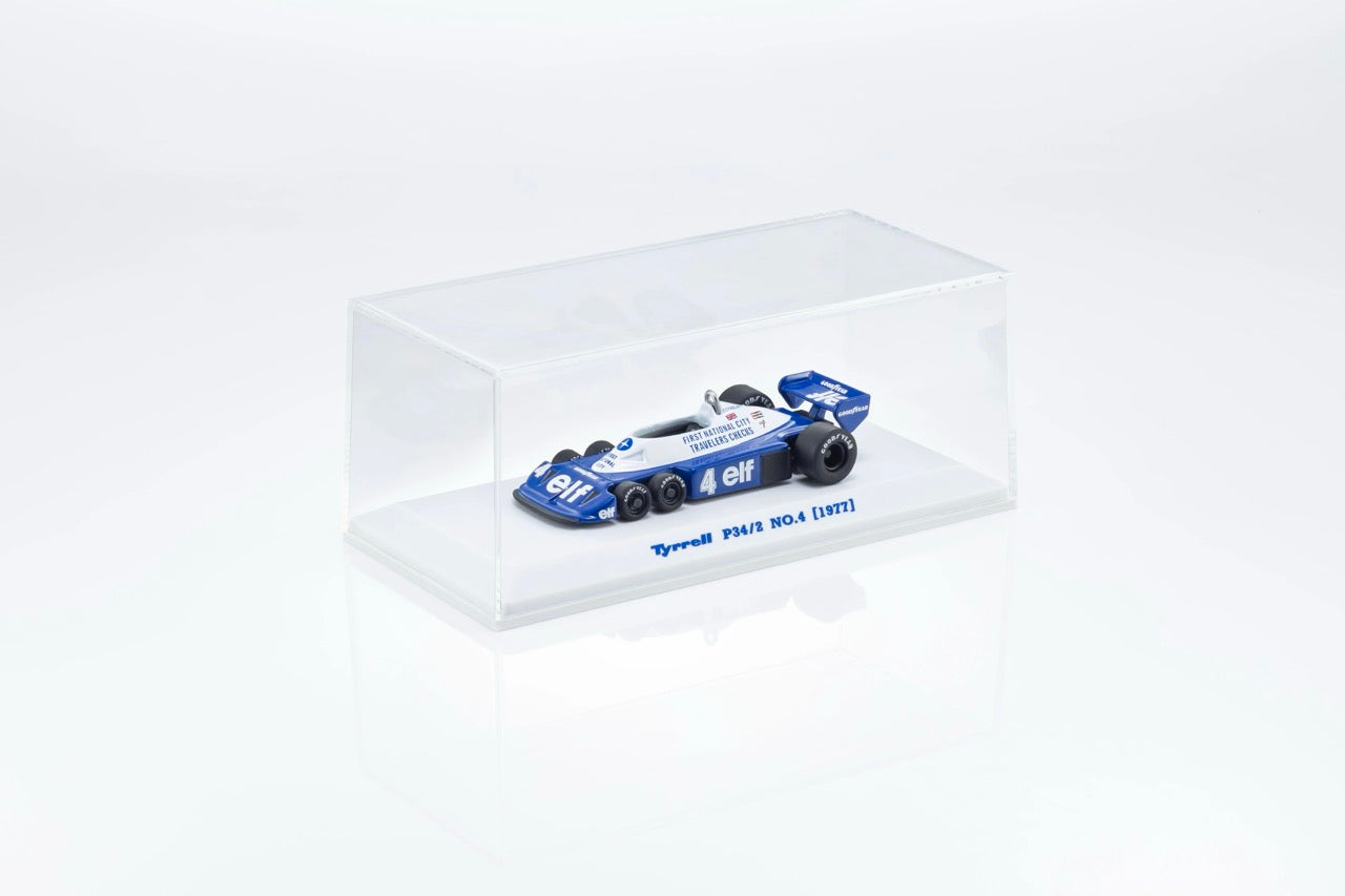 Kyosho 1:64 TYRRELL P34/2 (1977) No.4 Official Licensed by Tyrrell & Goodyear