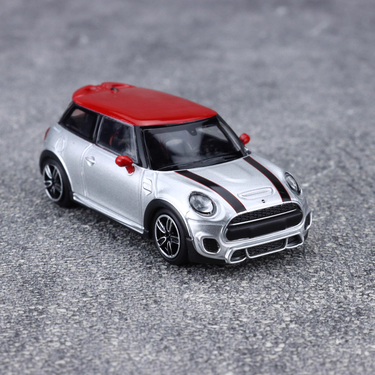 Stance Hunters 1/64 Mini Cooper F56 JCW John Cooper Works Silver
